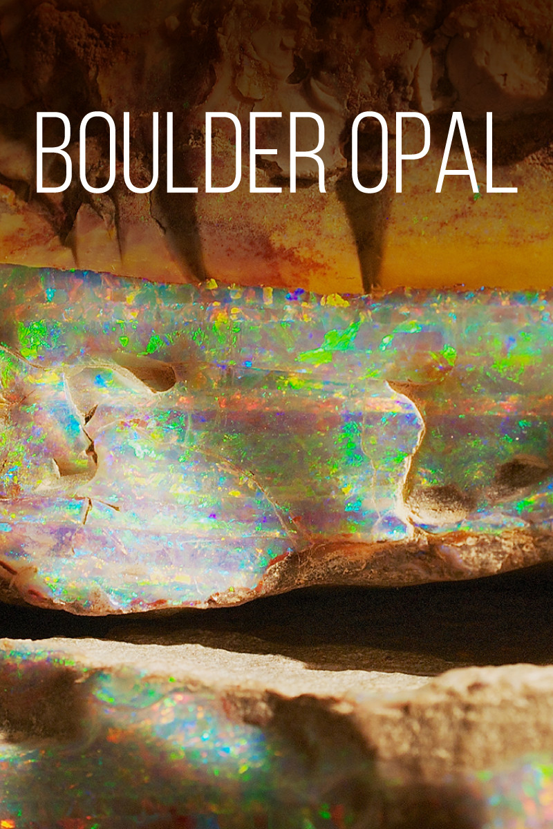 boulder opal gemstones