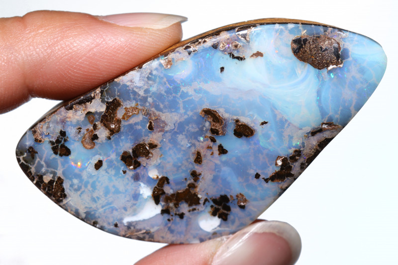polished opal stones