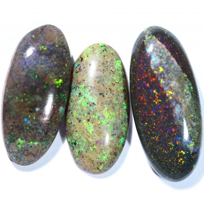19.50 cts Andamooka matrix opal parcel natural polish