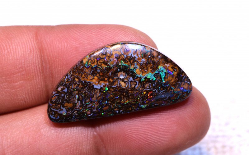Opale Yowah Boulder 11,9 Cts - Naturelle, Non Traitée, Qualité Exceptionnelle