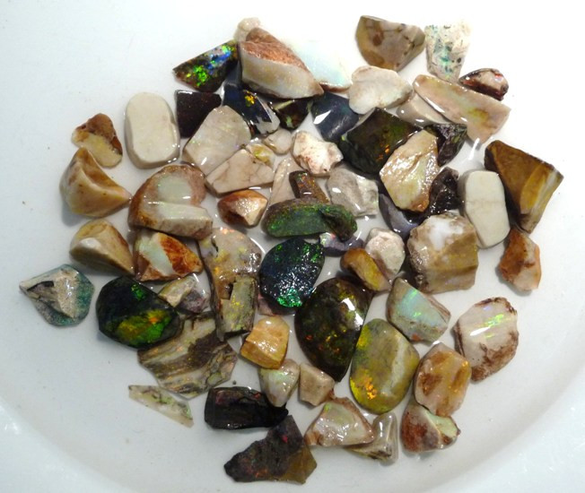 Australian Andamooka Matrix Opal Rough Parcel mix