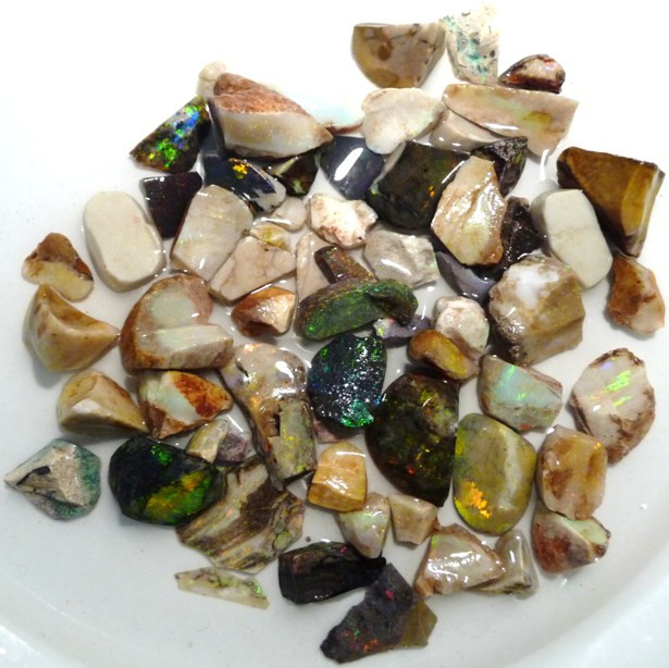 Australian Andamooka Matrix Opal Rough Parcel mix