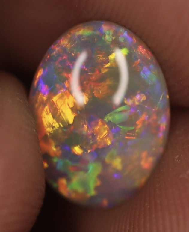 3.58ct Lightning Ridge Crystal Opal FM851
