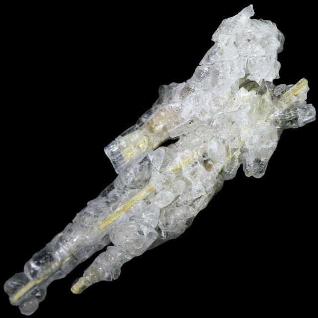 brazilian fluorescent hyalite opal crystal