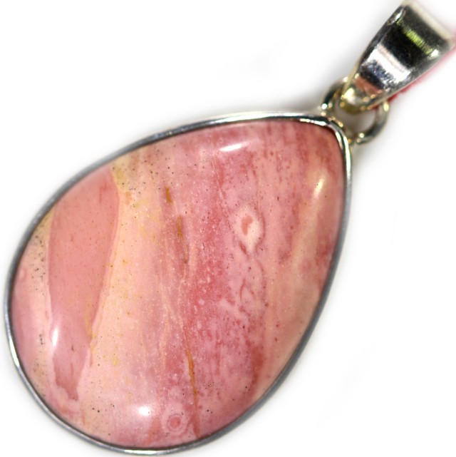 pink opal pendant