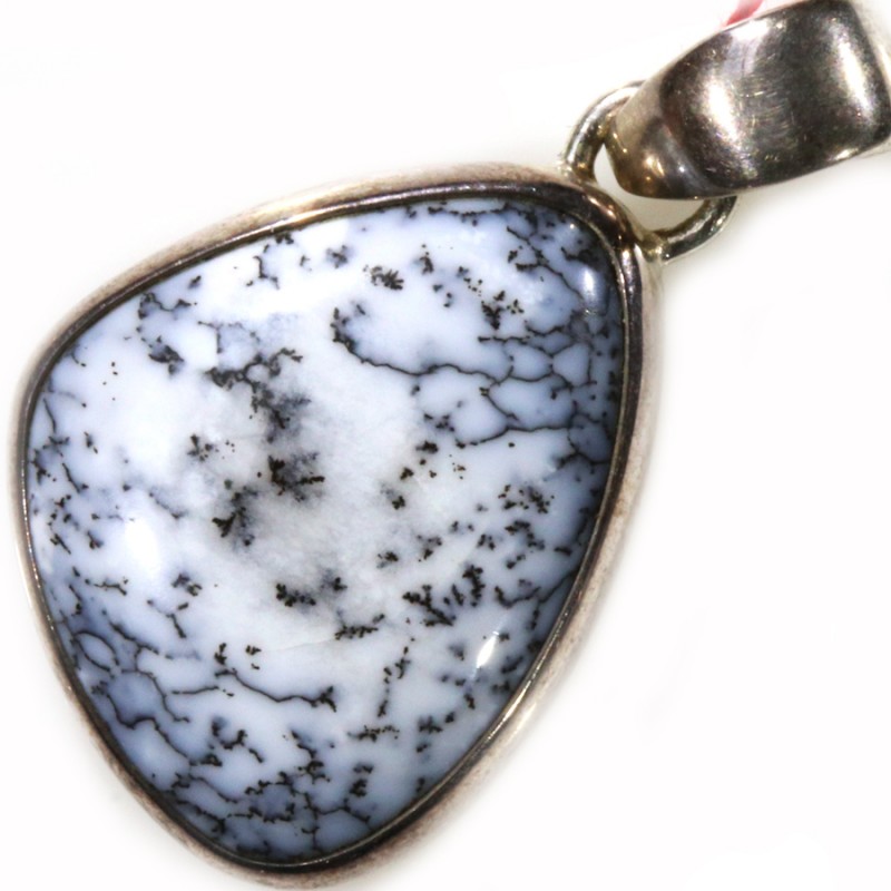 dendritic opal pendant