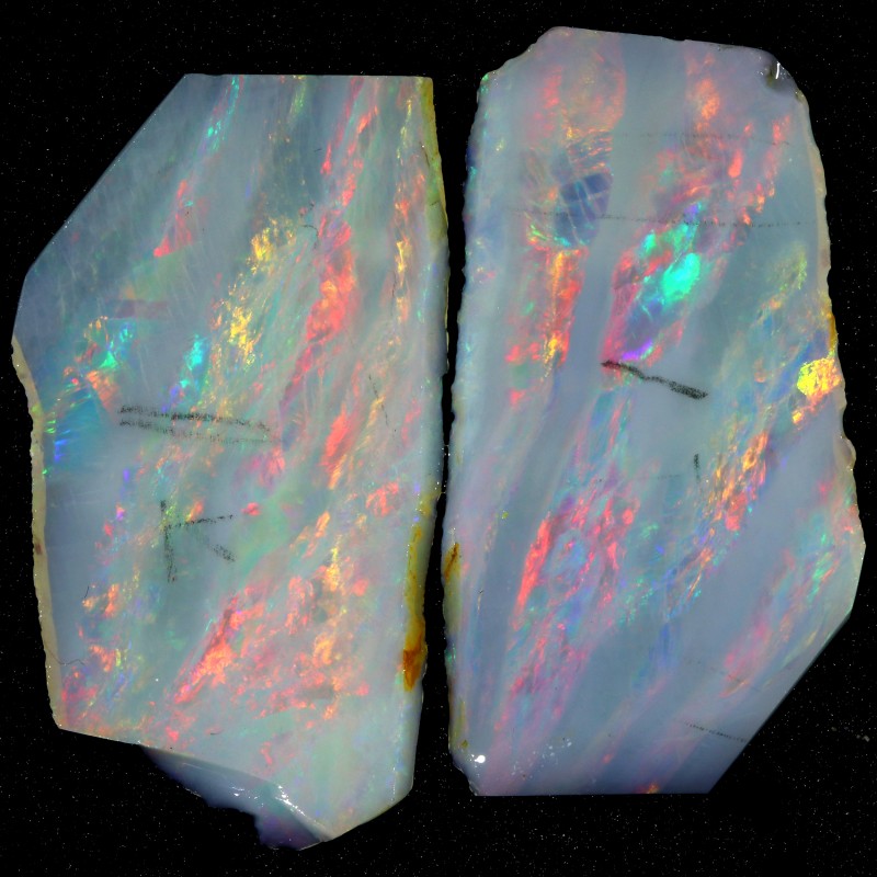 9.66 CTS SLICED ROUGH OPAL FROM COOBER PEDY [BR6191]safe