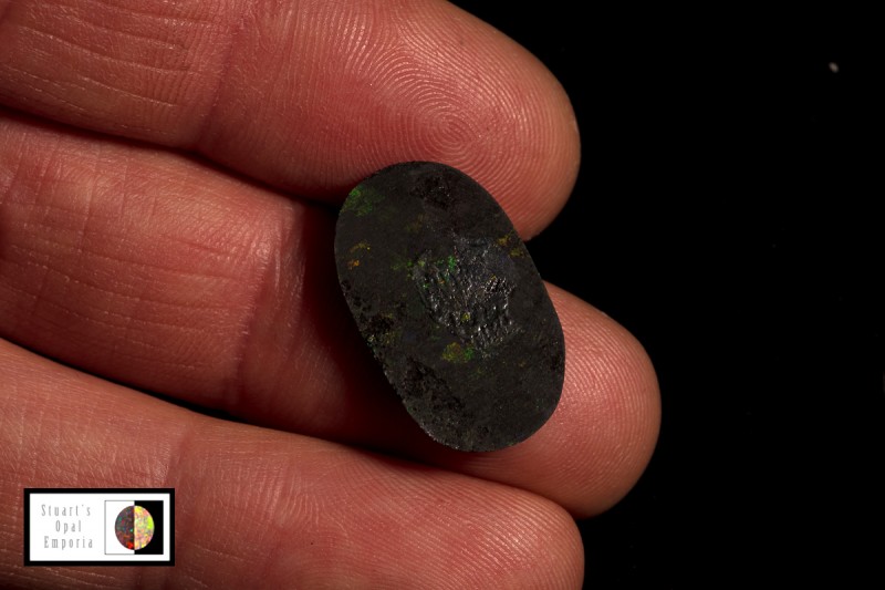 SALE PRICE 4.75 carat Andamooka black Opal