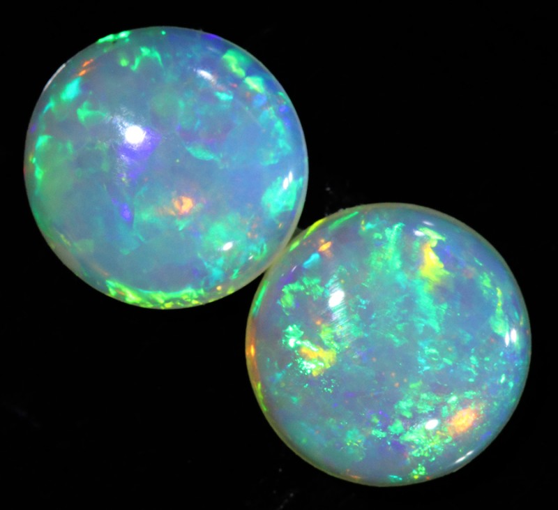 1.51CTS Pair COOBER PEDY OPAL PARCELS GREAT COLOUR