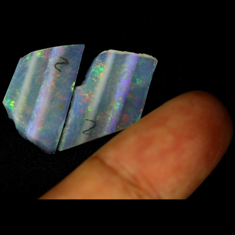 5.20 CTS SLICED ROUGH OPAL FROM COOBER PEDY [BR6557]safe