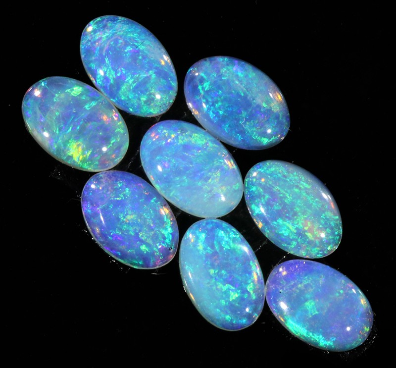 2 11CTS 8 PIECES CALIBRATED OPAL PARCEL GREAT COLOR