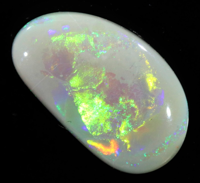 5.37CTS COOBER PEDY SOLID OPAL GREAT COLOUR PLAY S638