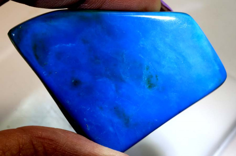 peruvian deep blue opal