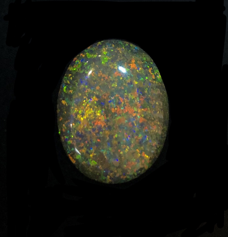 6.6cts Andamooka Black Matrix Opal