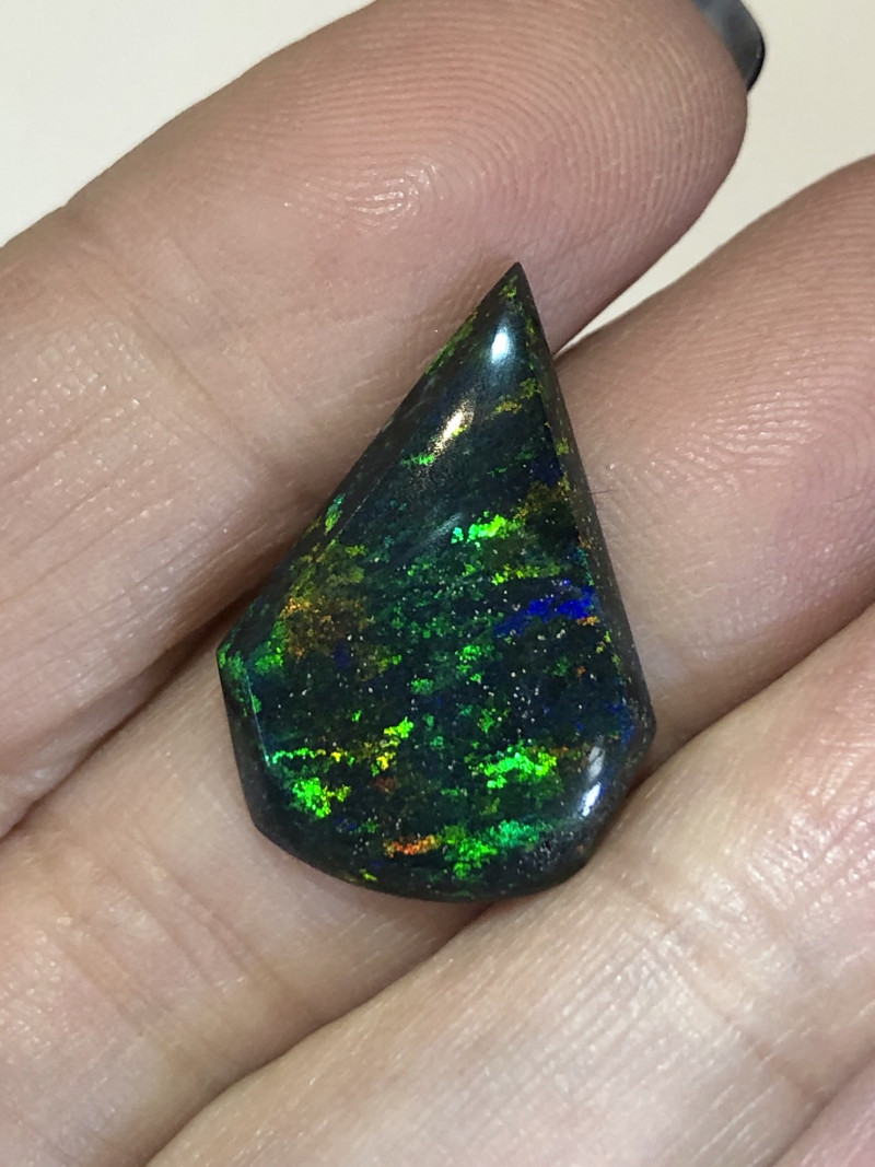 10.2cts Andamooka Black Matrix Opal