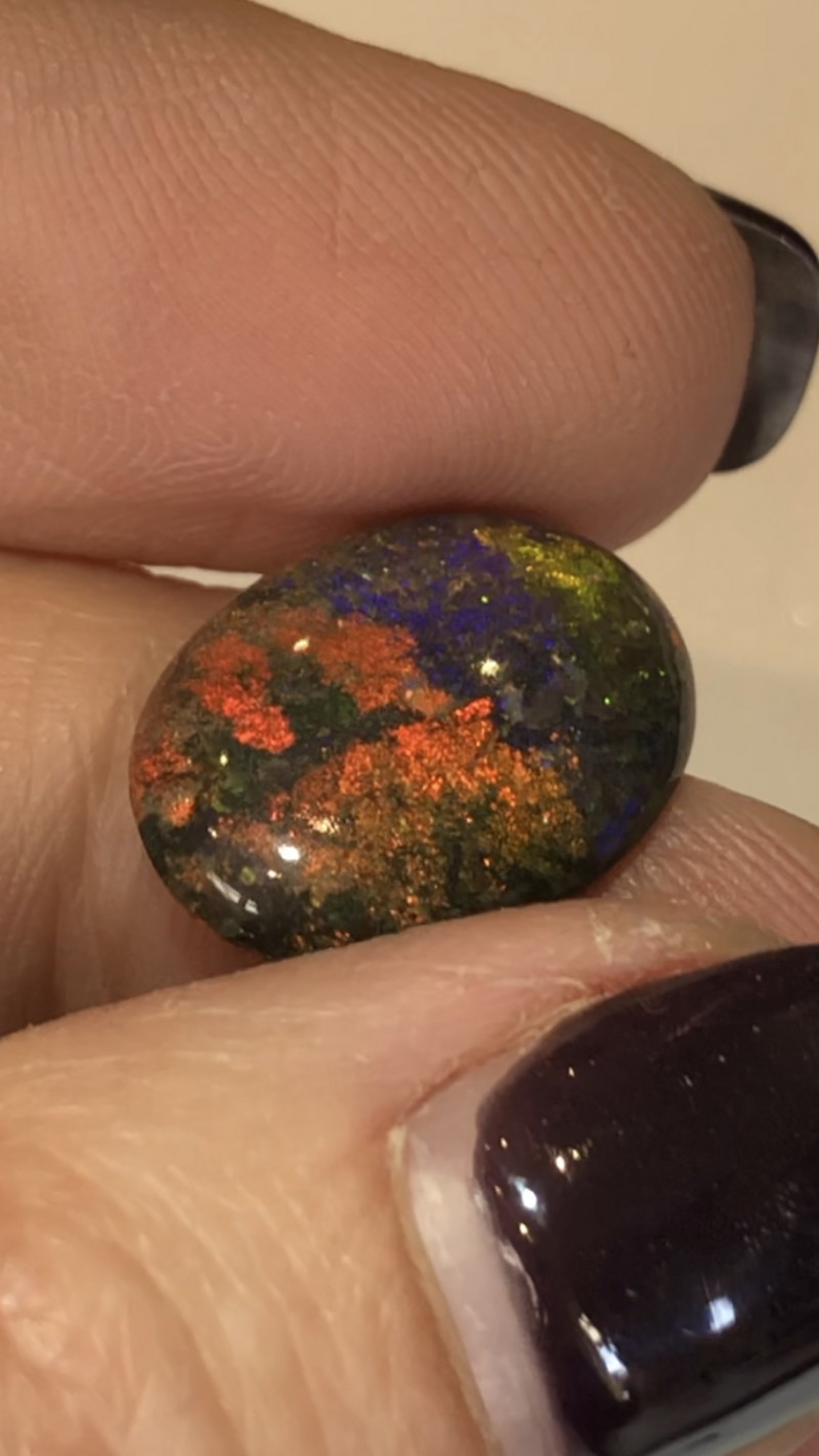 6.3cts Andamooka Black Matrix Opal