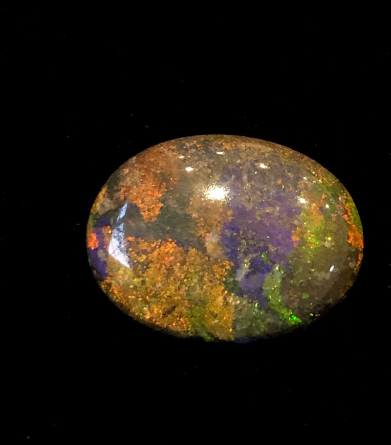 6.3cts Andamooka Black Matrix Opal