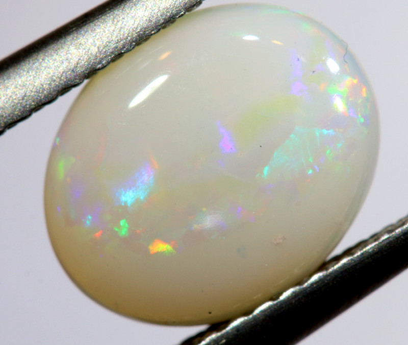1.28 CTS COOBER PEDY SOLID WHITE OPAL LO5607