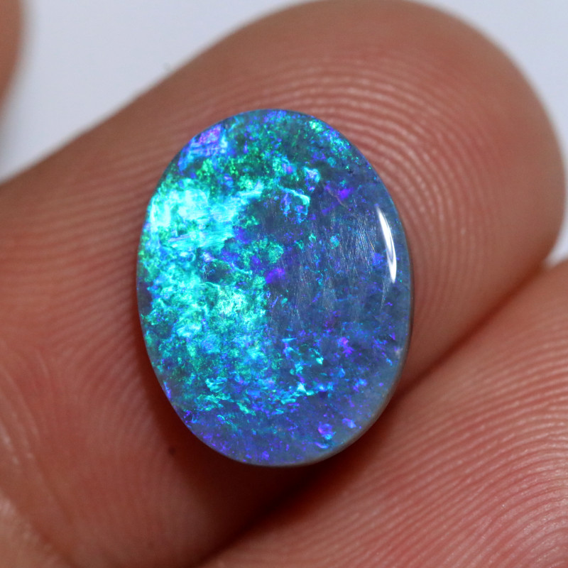 australian blue opal from lightning ridge