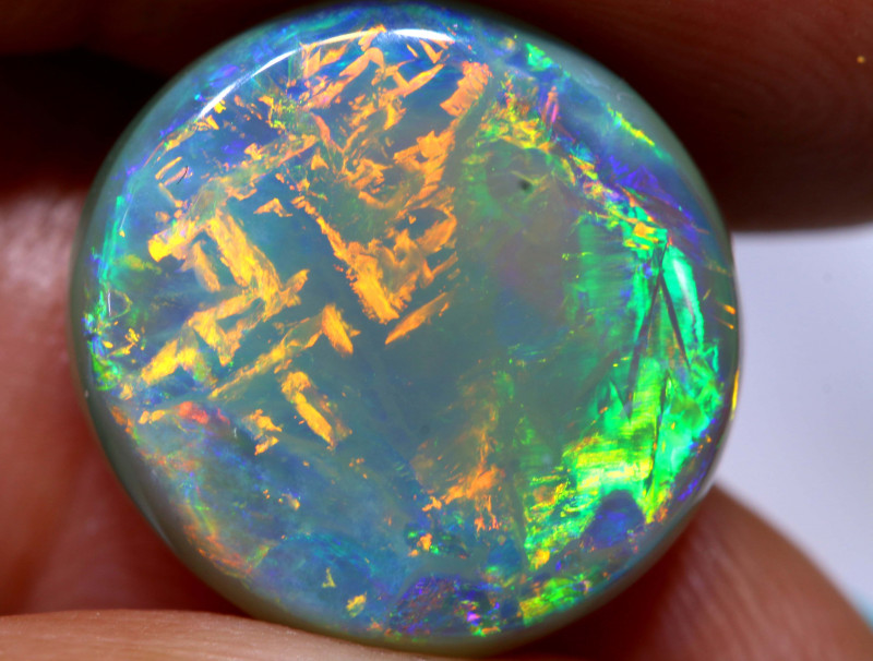 Black opal stone image