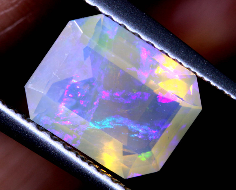 1.34 CTS FACETIRAN CRYSTAL OPAL LIGHTNING RIDGE TBO-A2580